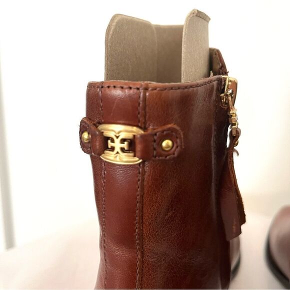 Sam Edelman Thatcher Square Toe Ankle Boots in Chocolate Brown, 7.5 NIB - Picture 14 of 16
